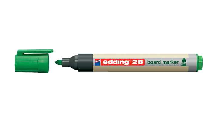 Viltstift edding 28 whiteb ecoline rond 1.5-3mm gn(4445004)