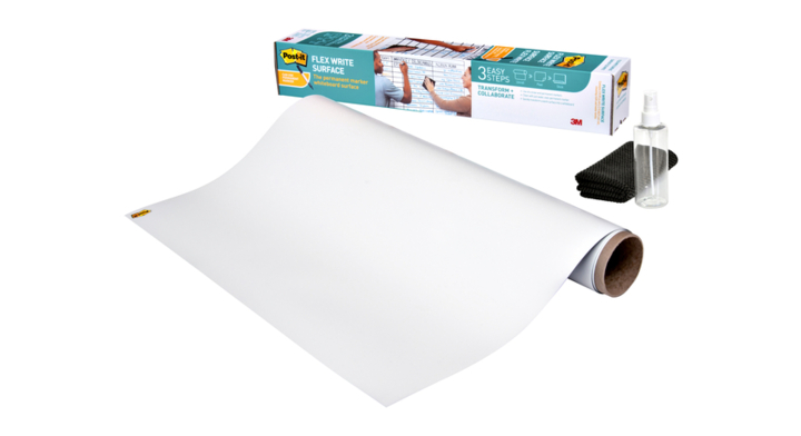 Whiteboardfolie 3m post-it flex write surface 121.9x243.8cm