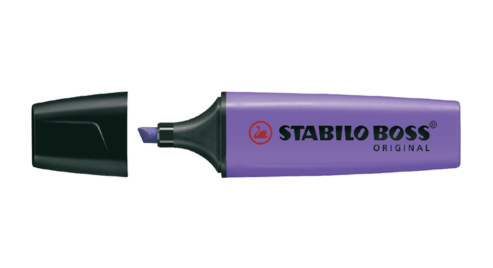 Markeerstift stabilo boss lavendel