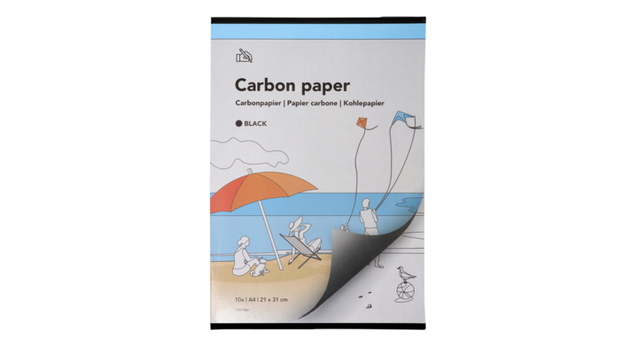 Carbonpapier budget a4 21x31cm 10x zwart(8712453093400)
