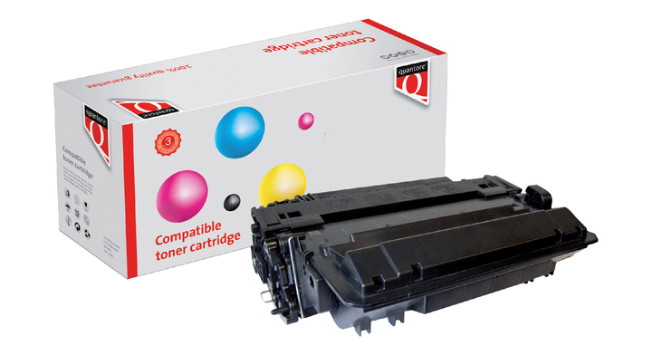 Quantore, tonercartridge, zwart (alternatief HP CE255X 55X)