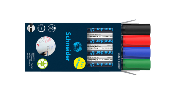 Viltstift schneider 290 whiteboard rond 2-3mm ass(s-129084)