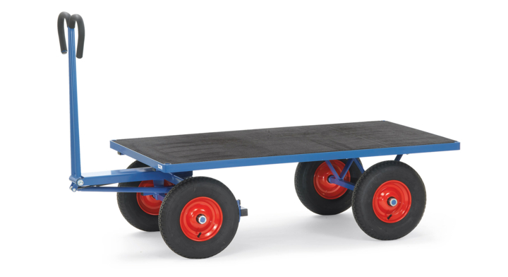 Handtrekwagen Platform 2000x1000mm 1250kg Luchtbanden