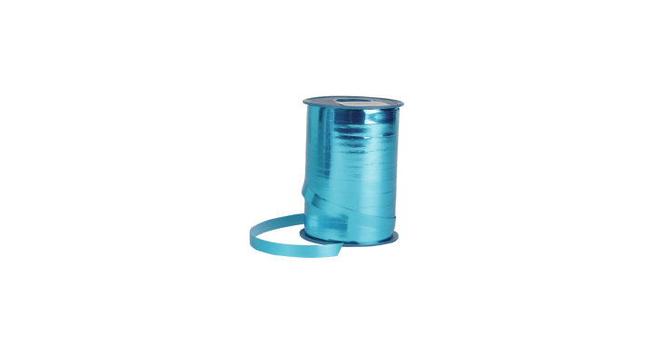 Krullint 10 mm x 250 mtr 25 Metallic Lichtblauw