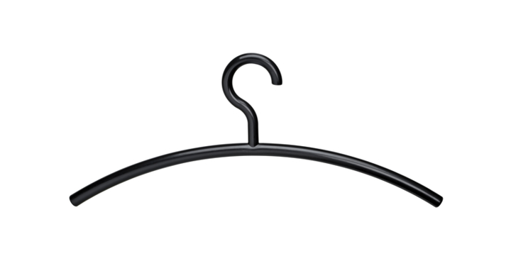 Kledinghanger maul acryl zwart 5 stuks(9451590)