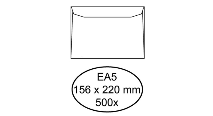 Envelop quantore bank ea5 156x220 80gr wit