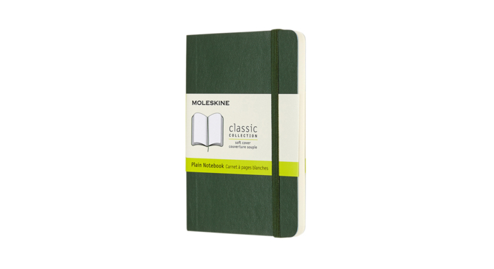 Notitieboek moleskine pocket 90x140 blc sc myrt gn(qp613k15)