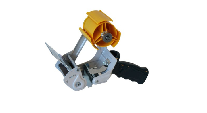 Dozensluiter / tape dispenser, 75mm x 66 meter, voorzien van rem