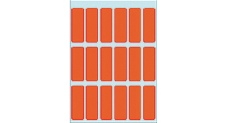 Etiket herma 3652 12x34mm rood 90st