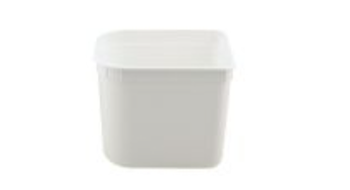 PP spuitgiet caddybakken, wit, 2500cc (136 stuks)