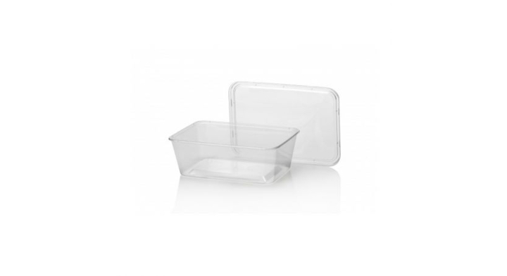 Bak, PP spuitgiet, 175x119x59mm, transparant, 750cc (500 st)