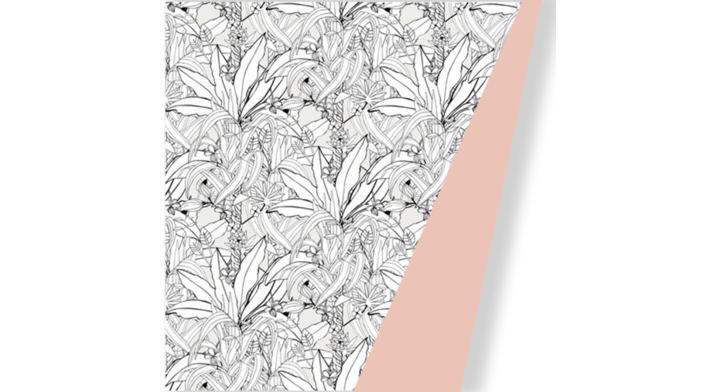 Cadeaupapier, 50cm x 200m, Tropical Leaves, K602232