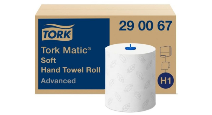 Tork Matic Advanced | Handdoekrol | 150 Meter | 2-Laags | H1 | Wit | 290067 (6 stuks)