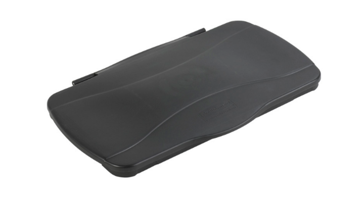 Rubbermaid Slim Jim, scharnierend deksel, zwart, VB 186413