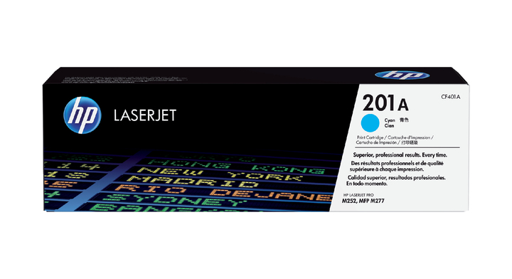 Tonercartridge hp 201a cf401a 1.4k blauw(cf401a)