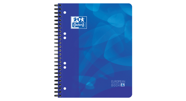 Projectboek oxford a5+ 4r lijn 120vel blauw(400095497)