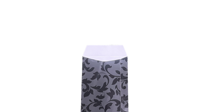 Vlak Zakje Black Barok 10X15Cm, 100 stuks