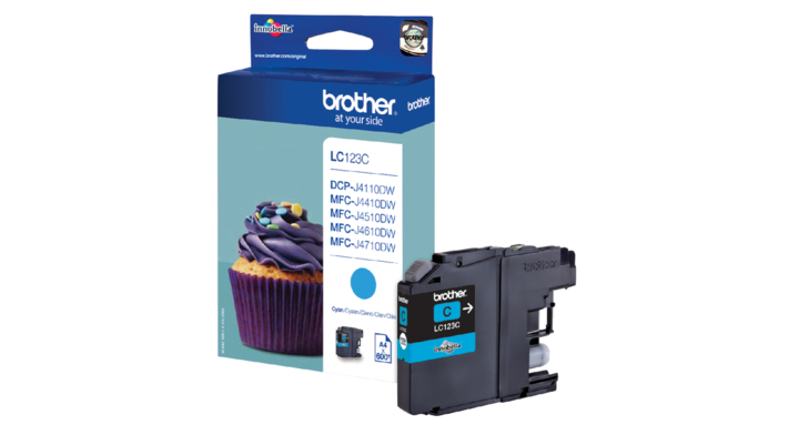 Inkcartridge brother lc-123 blauw(lc-123c)