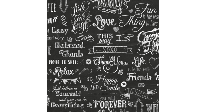 Cadeaupapier 50cmx200m 915 Chalkboard