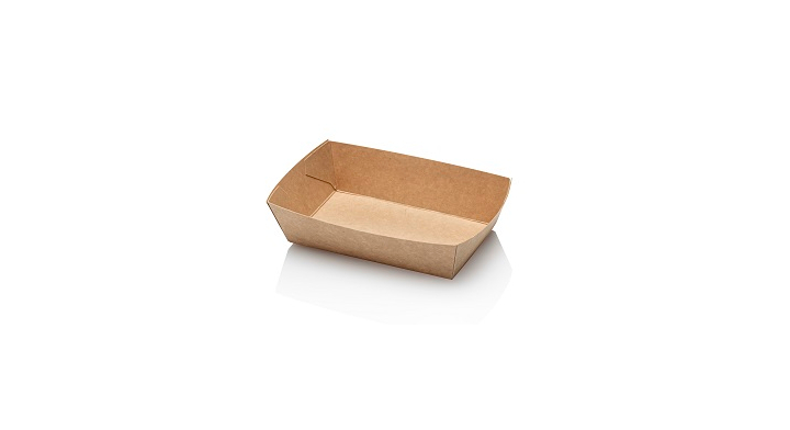 Snackbakje, kraft, A9, 120x70x35mm (5x100 stuks)