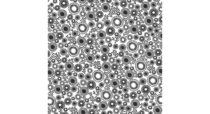 Cadeaupapier, 50cmx200m, 180, Black and white