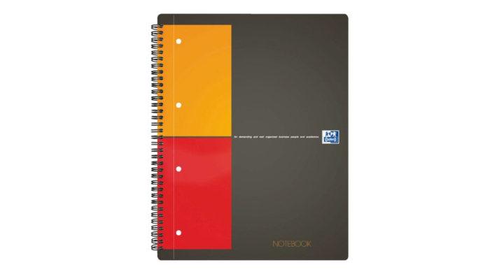 Notitieblok oxford int note spir ruit a4 80blz