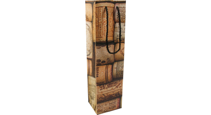 Wijnfleszak, Kurk, 8x41x10cm (250st)