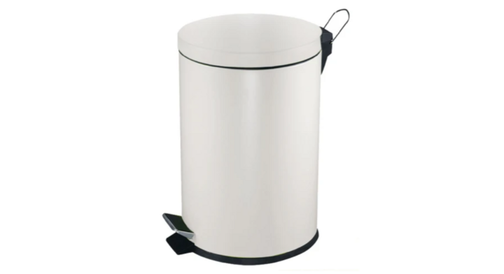 Pedaalemmer met binnenemmer, 5 liter, wit, VB 222205