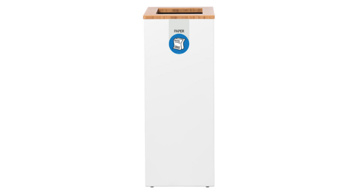 Lune Paxa Large, modulaire afvalscheidingsbak, 65 liter, wit, VB 730933 | papier