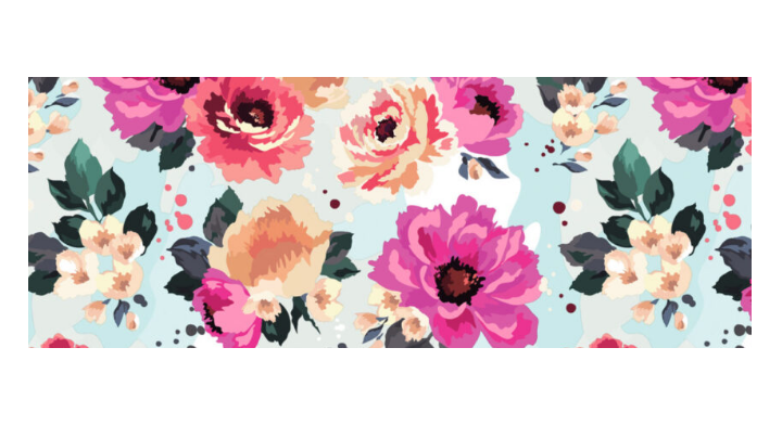 Cadeaupapier, 50cm x 200m, K602049, Summer Flowers
