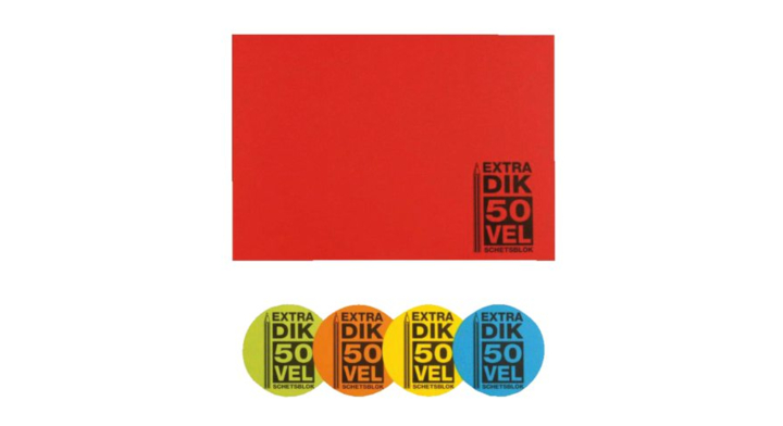 Schetsboek papyrus extra dik 210x297mm gelijmd