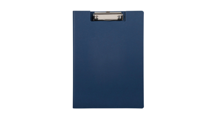 Klembordmap maulbalance a4 karton rug 8mm blauw(2382037)