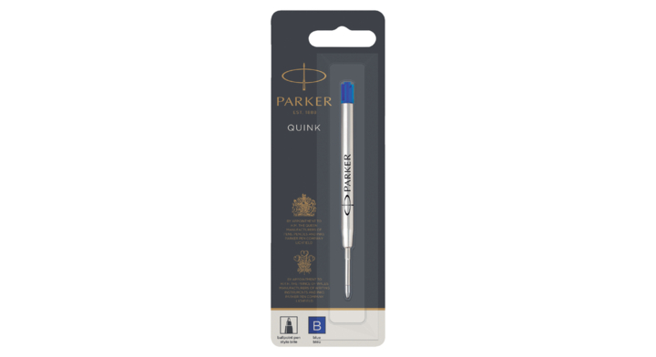 Balpenvulling parker quink breed blauw(1950365)