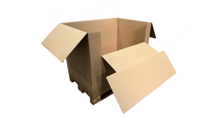 Palletdozen Voor Europallet Met Laadklep | 1180x785x870mm | BC-golf | Bruin