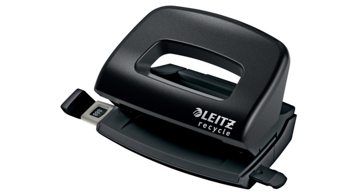 Perforator leitz nexxt  recycle mini 10 vel zwart(50100095)