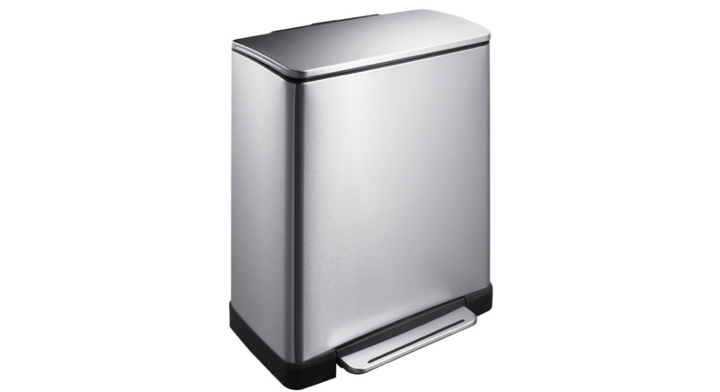 E-Cube EKO, pedaalemmer, 28+18 liter, mat RVS, VB 926846