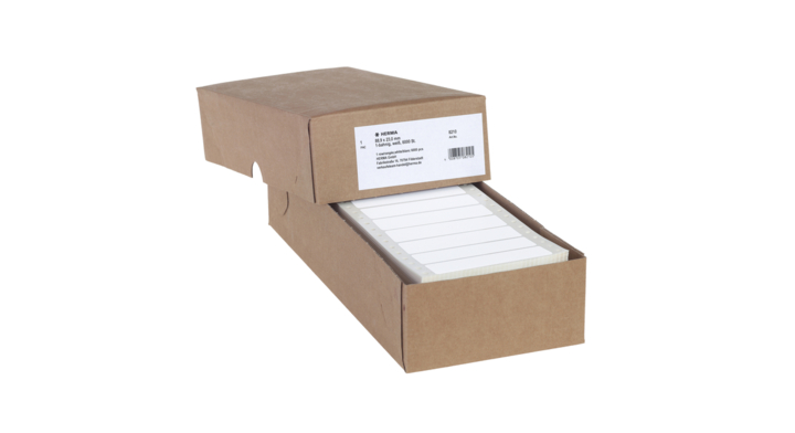 Etiket herma pinfeed 8210 1baans 88.9x23mm 6000st