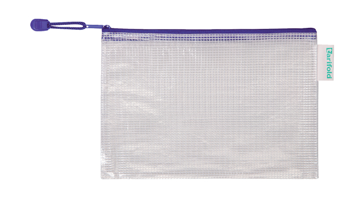 Opbergtas tarifold met rits a5 blauw(509021)