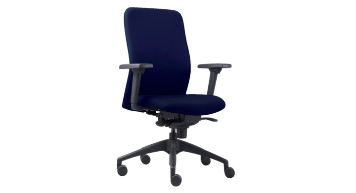 Bureaustoel euroseats vigo 002 blauw(vig002 blauw)