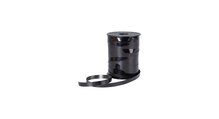 Krullint 10mmx250mtr Zwart Metallic