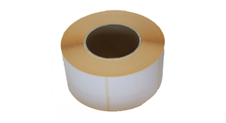 Etiket,thermo top,55x85mm,permanent, kern 76mm(3500stuks)(5)