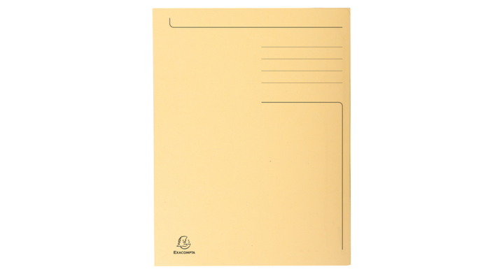 Dossiermap exacompta forever 280g 3kleppen ivoor(448002e)