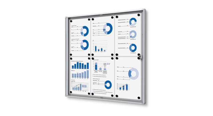 Vitrinebord Quantore indoor economy 6x a4(scxs6xa4)