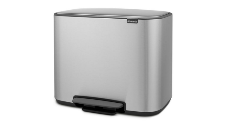 Brabantia, pedaalemmer, 36 liter, mat RVS FFP, VB 121487