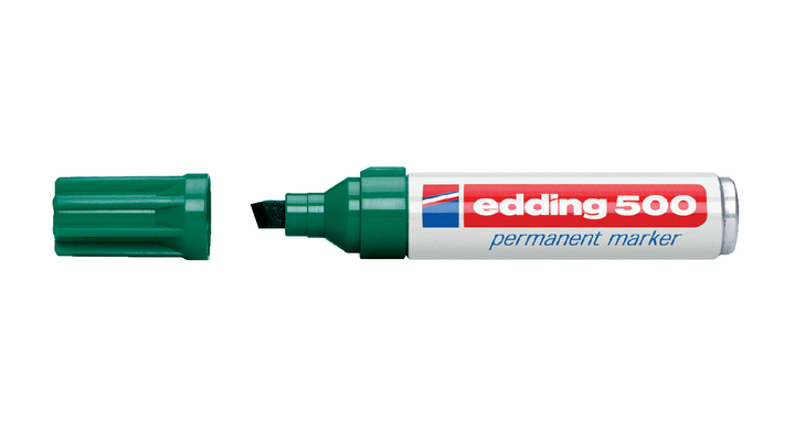 Viltstift edding 500 perm schuin 2-7mm groen