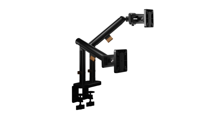 Smartview, monitorarm, dubbel, zwart, 809143