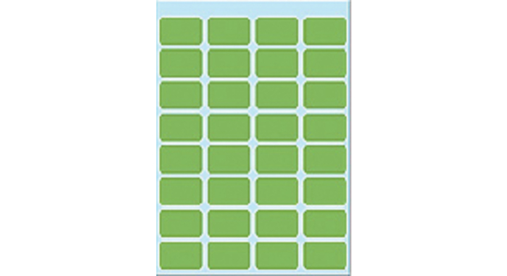 Etiket herma 3645 12x19mm 160st groen
