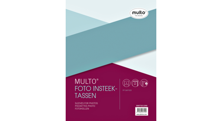 Fototas multo 23r 10x15cm 4vak 0.12mm saffier