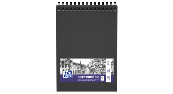 Schetsboek oxford a4 50vel 100gr spriaal(400152648)