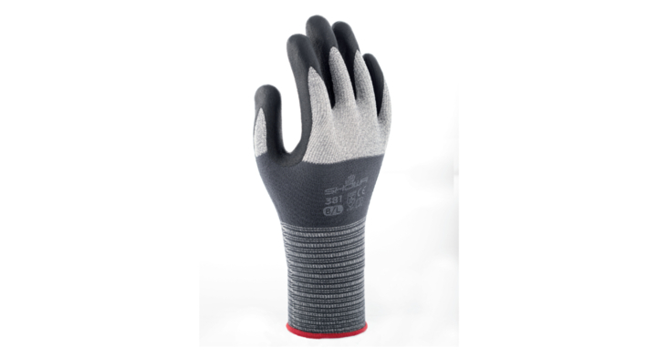 Griphandschoen showa 381 nitril s grijs(27.71381-s)